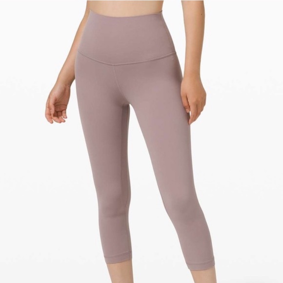 lululemon athletica Pants - Lululemon align crops! Dusty purple color. Size 6
